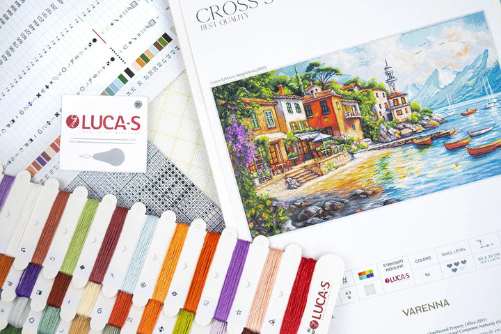 Varena Counted Cross-Stitch Kit by Luca-S BU5083L