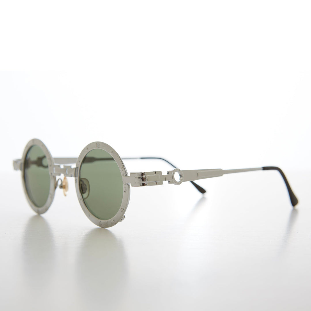 Small Round Boho Vintage Sunglasses - Buzzer