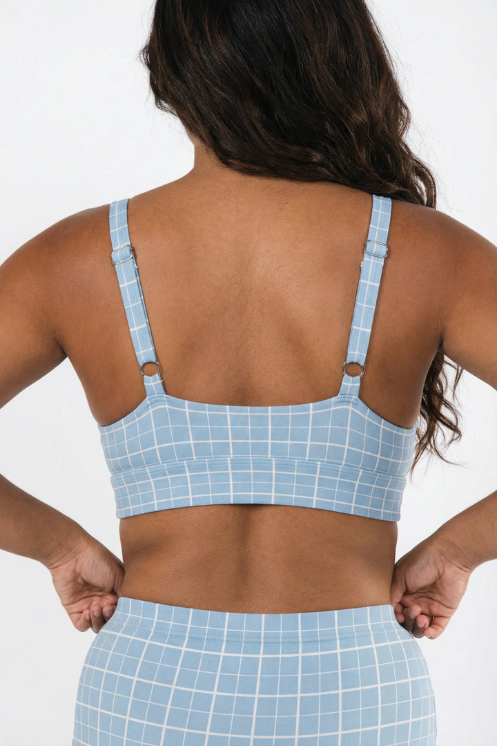 The Spick & Span | Window Pane Plaid Boob Hammock™ Busty Bralette