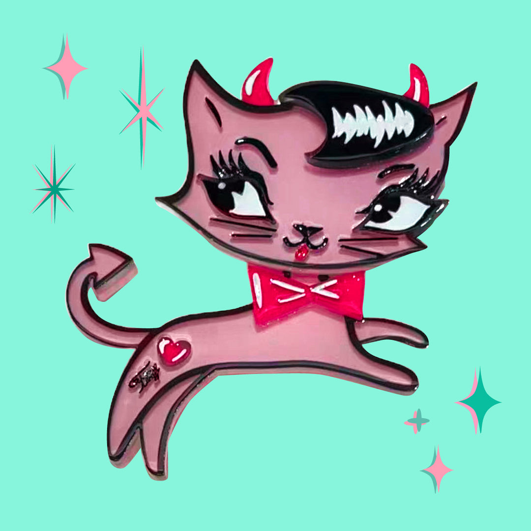 "Bad Kitty" Leggings by Miss Fluff x Lipstick & Chrome