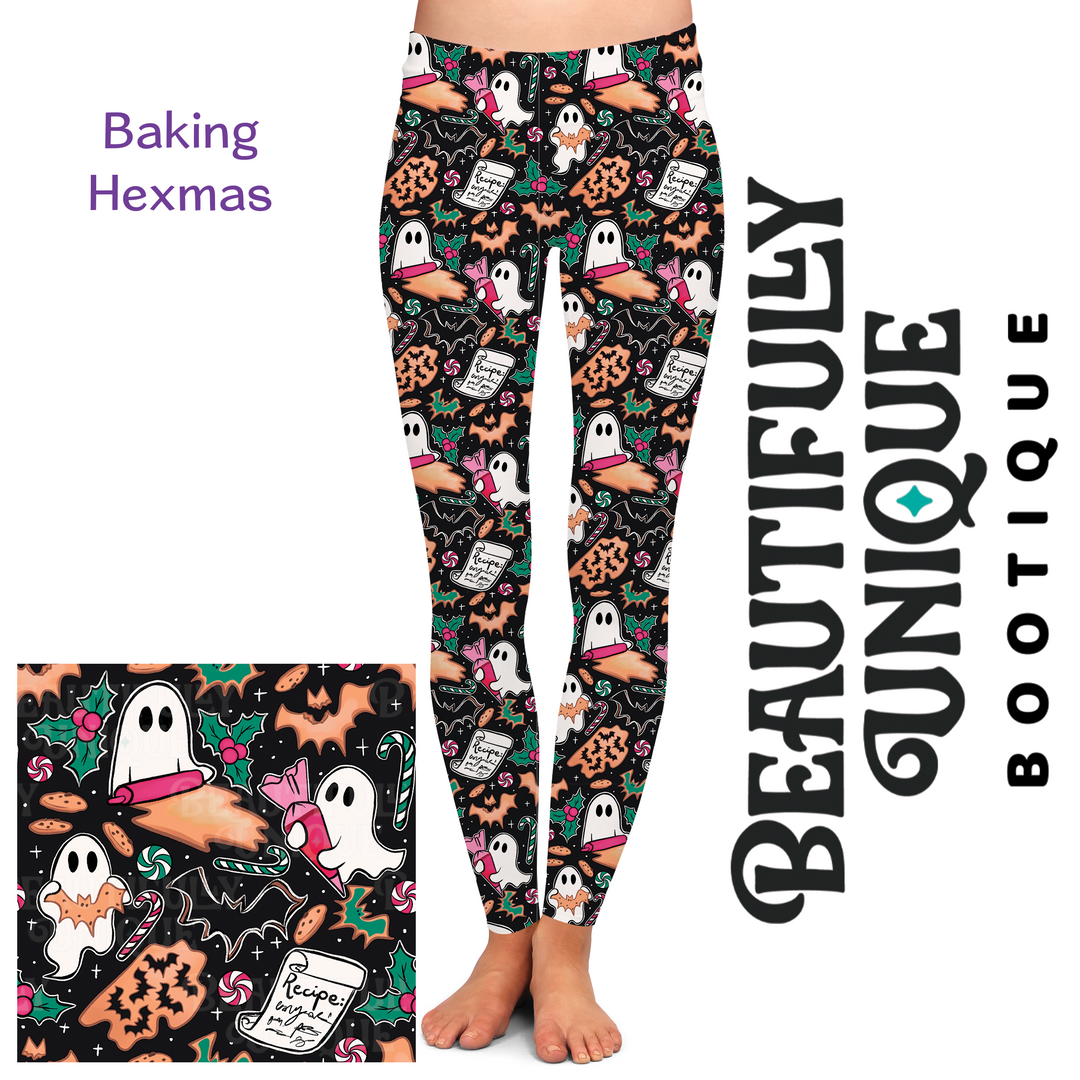 Baking Hexmas Semi-Exclusive Leggings - High-quality Handcrafted Vibrant