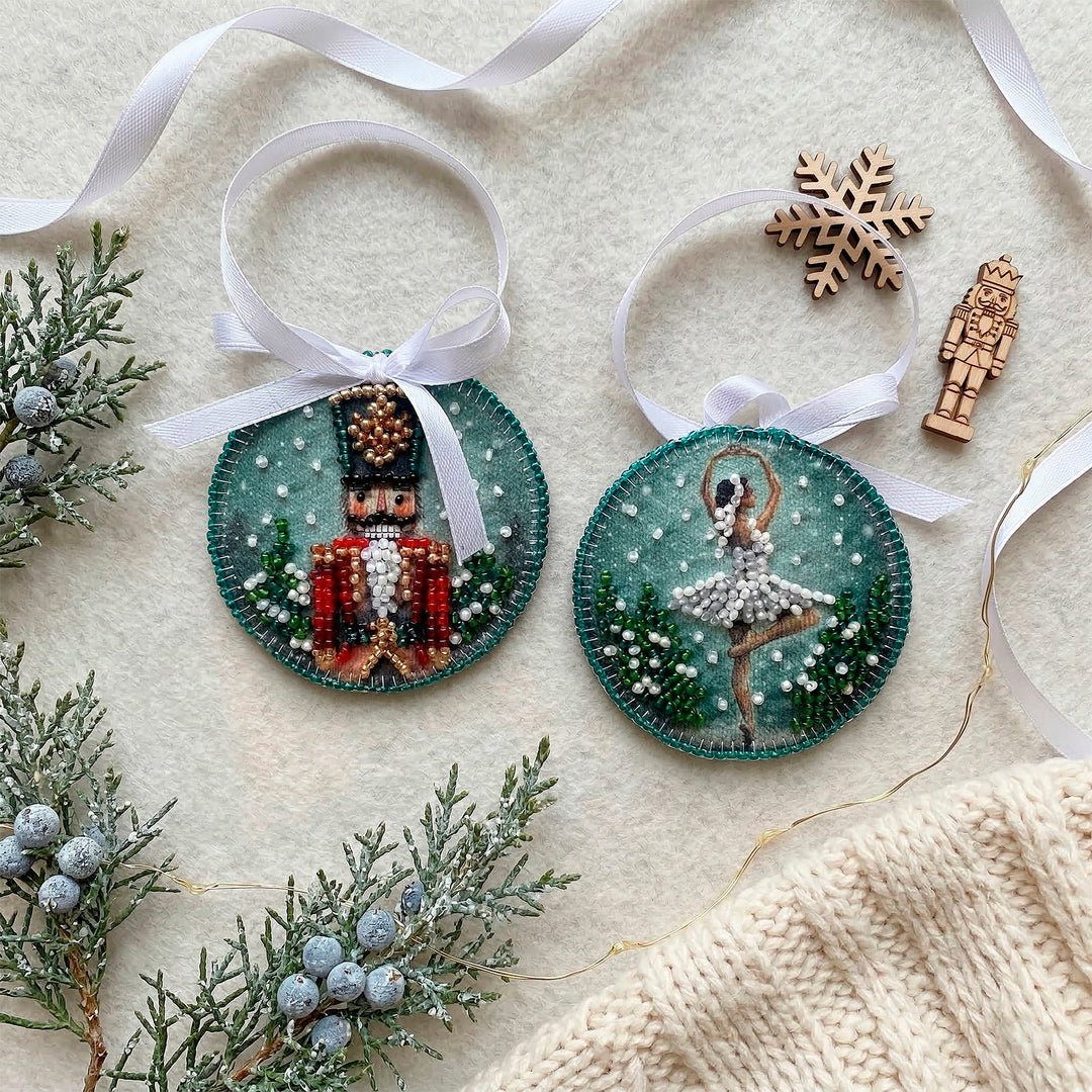 Ballet of the Winter Night Bead Embroidery Decoration Kit by Abris Art ABT-067