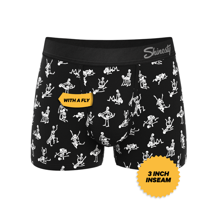 The Bare Back Bones | Glow in the Dark Skeletons Ball Hammock® Pouch Trunks Underwear