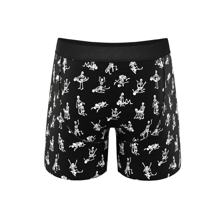 The Bare Back Bones | Glow in the Dark Skeletons Ball Hammock® Pouch Underwear