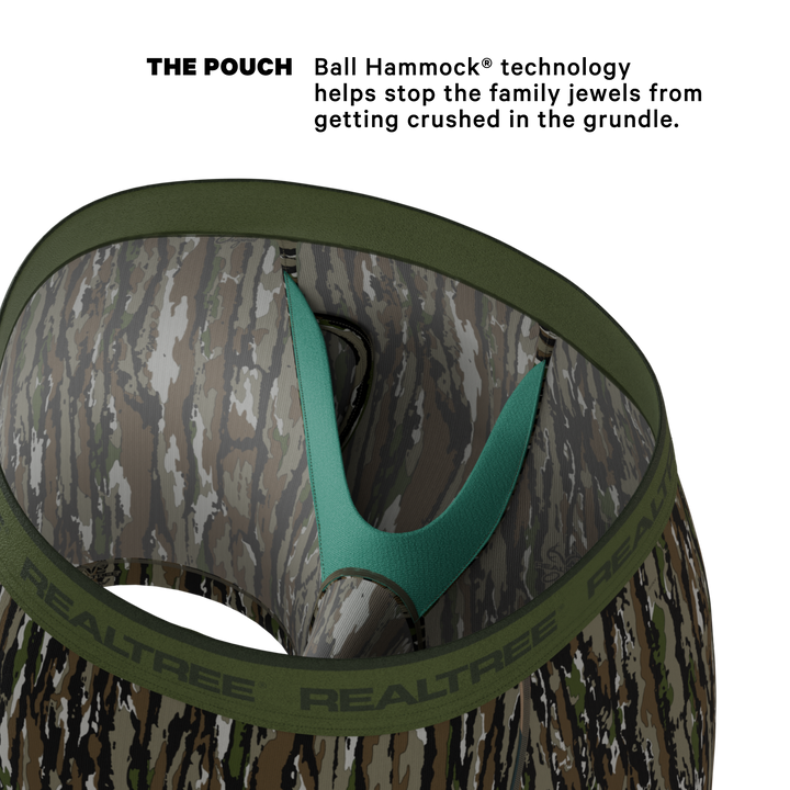 The Barking Up | Realtree x Shinesty Bark Camouflage Ball Hammock® Pouch Underwear With Fly