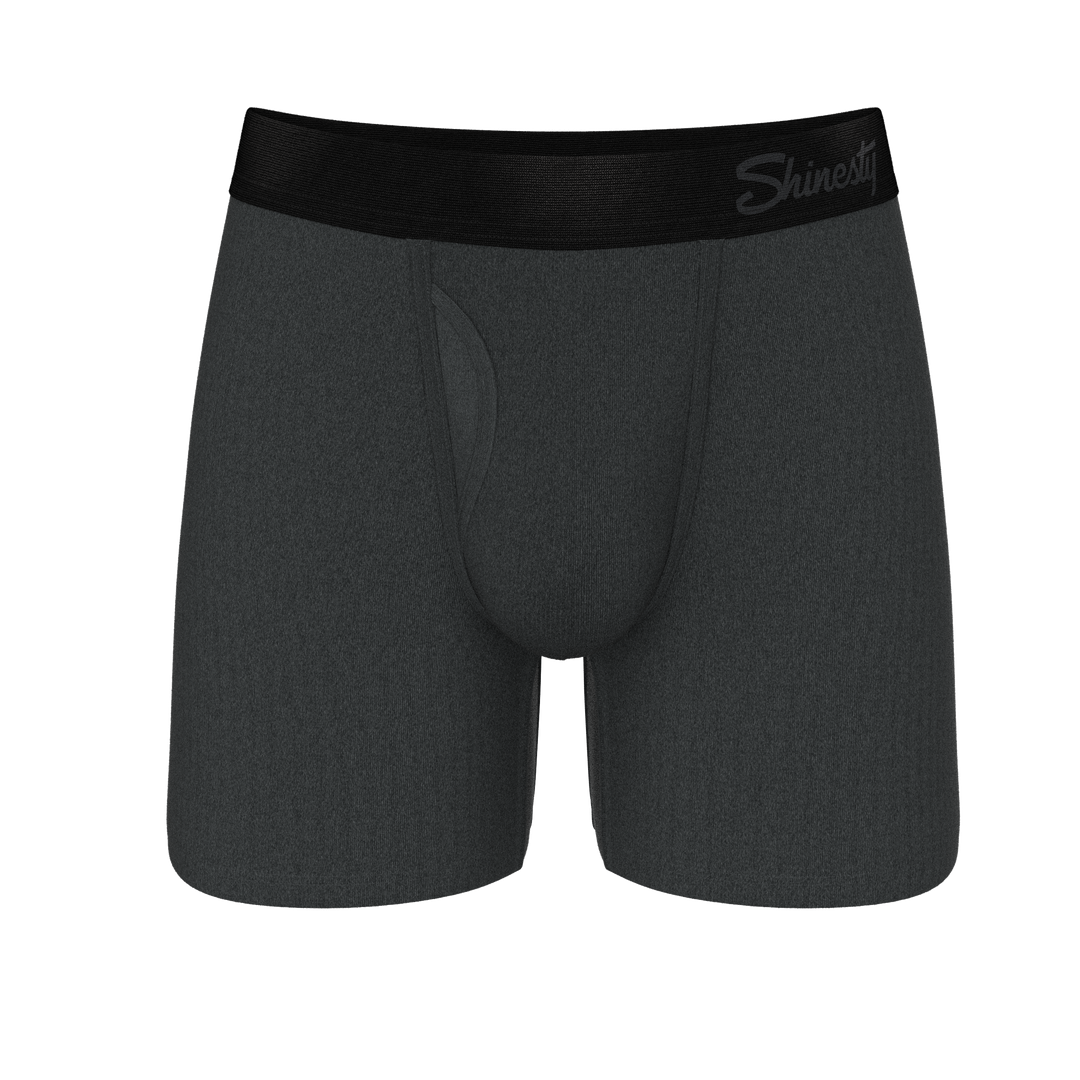 The Basalt | Heather Charcoal Ball Hammock® Pouch Underwear With Fly