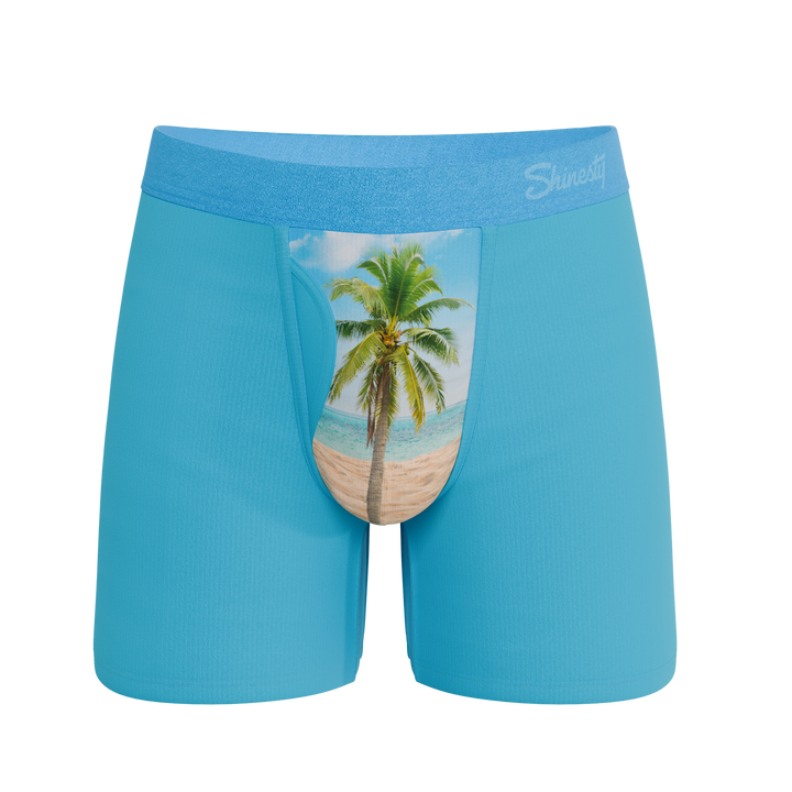 The Beach Please | Palm Tree Ball Hammock® Pouch Underwear With Fly