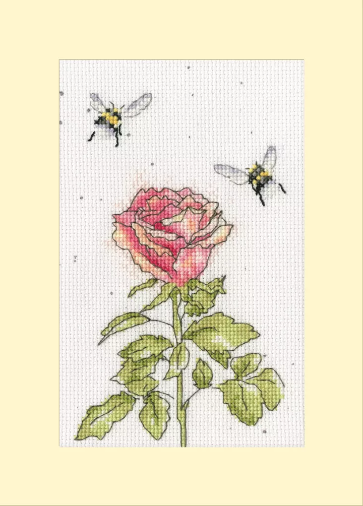 Bee Mine Forever -Thread Pack XGC59-TP Counted Cross Stitch Kit
