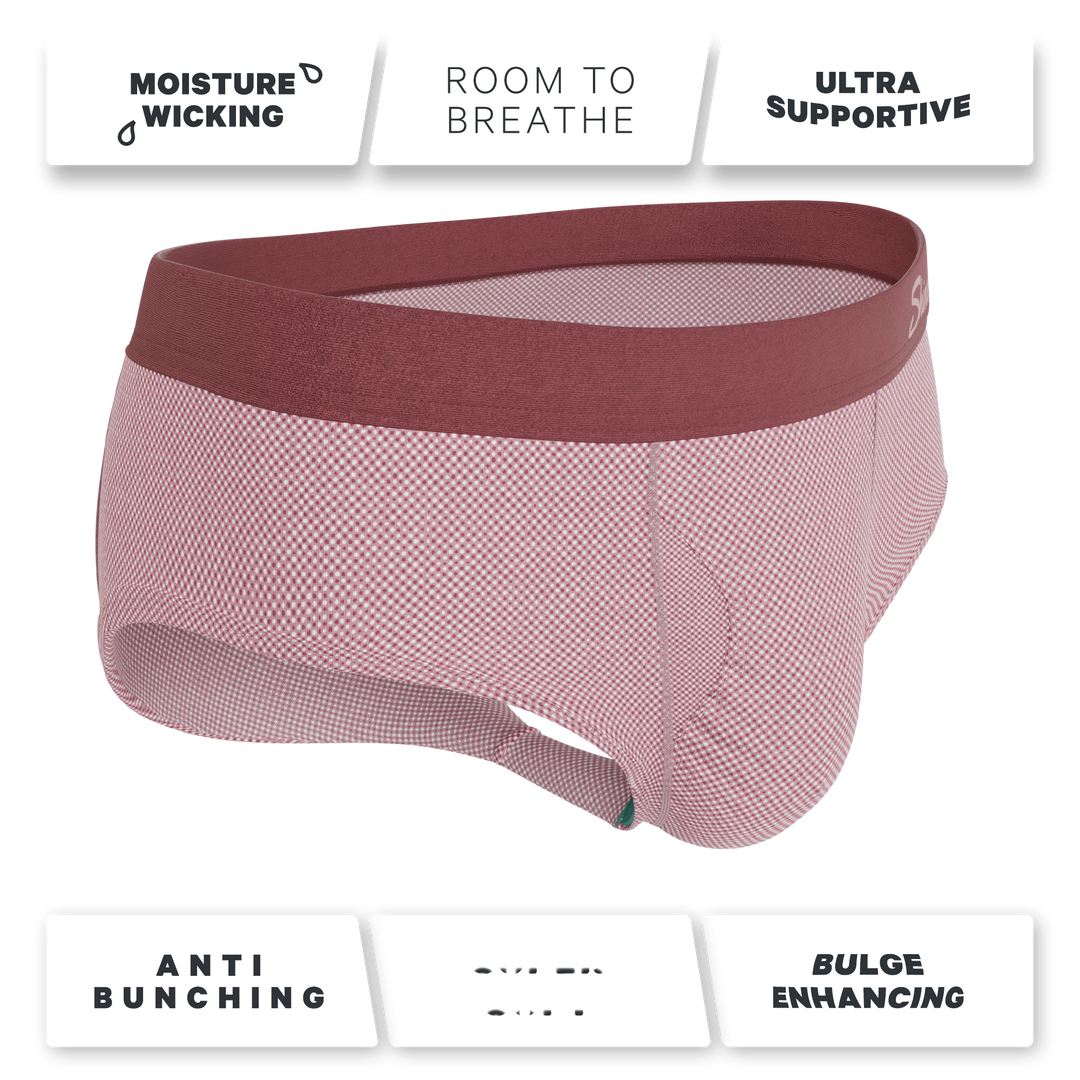 The Bell Pep | Red Chambray Ball Hammock® Pouch Underwear Briefs