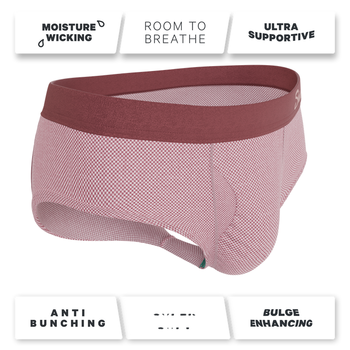 The Bell Pep | Red Chambray Ball Hammock® Pouch Underwear Briefs