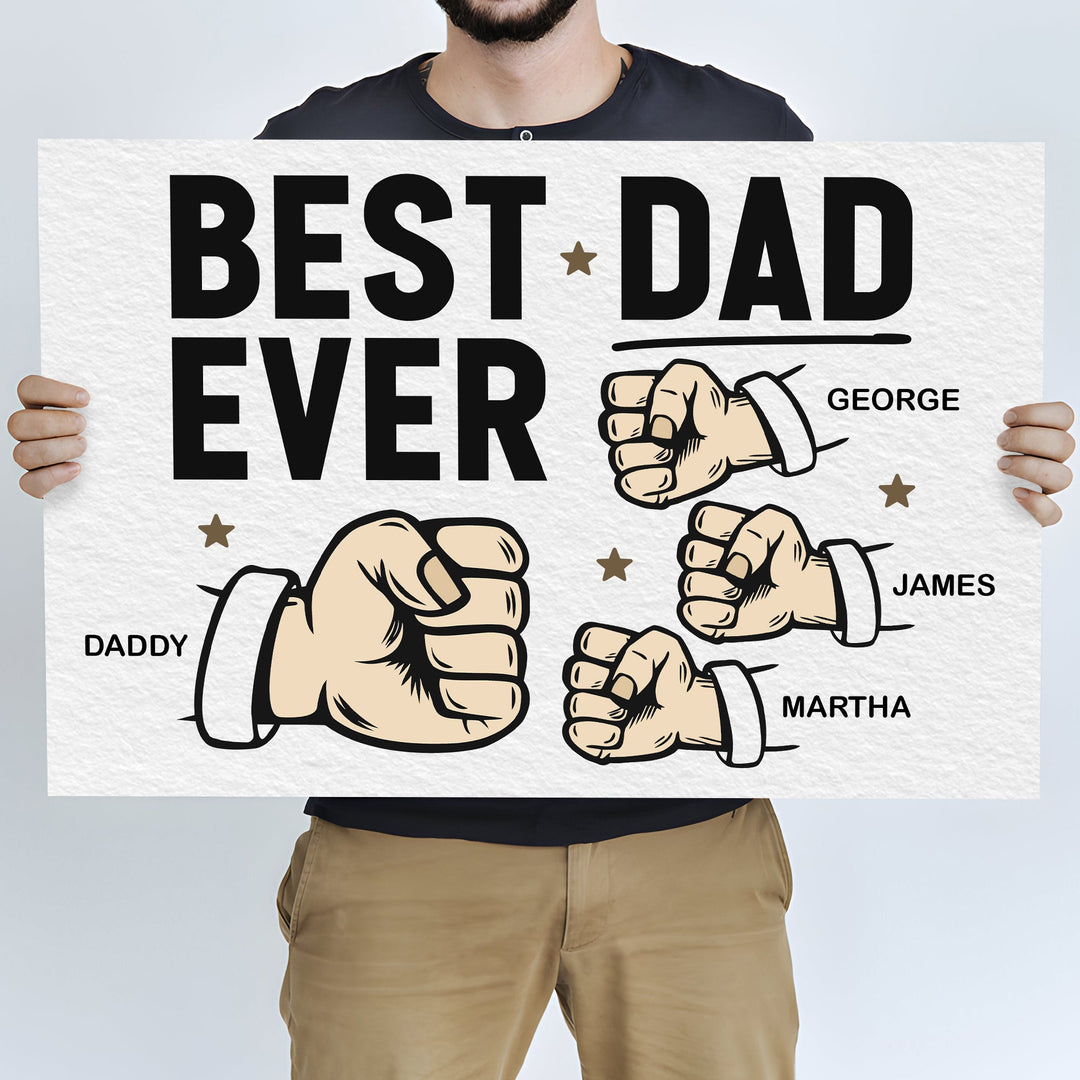 Best Dad Ever Father's Day Gift Sign