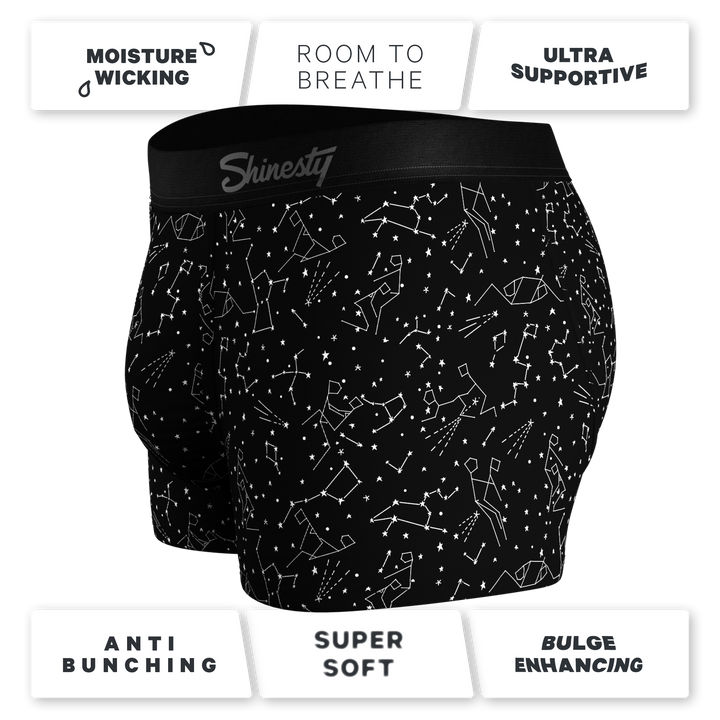 The Big Bang | Glow In The Dark Constellation Ball Hammock® Pouch Trunks Underwear