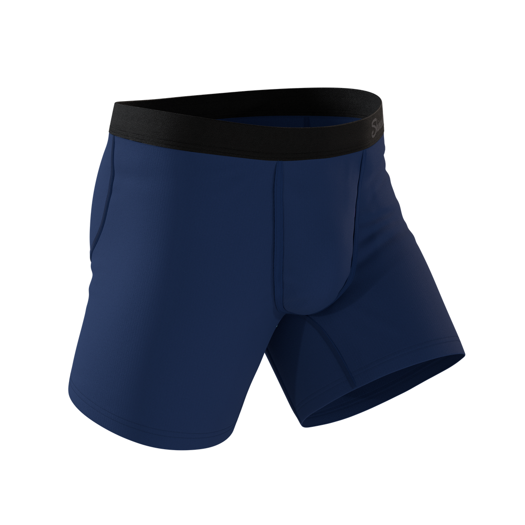 The Big Blue | Navy Fart Proof Ball Hammock® Pouch Underwear