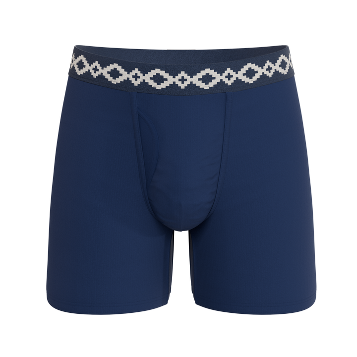 The Big Corbina Blue | La Matera x Shinesty Navy Ball Hammock® Pouch Underwear With Fly