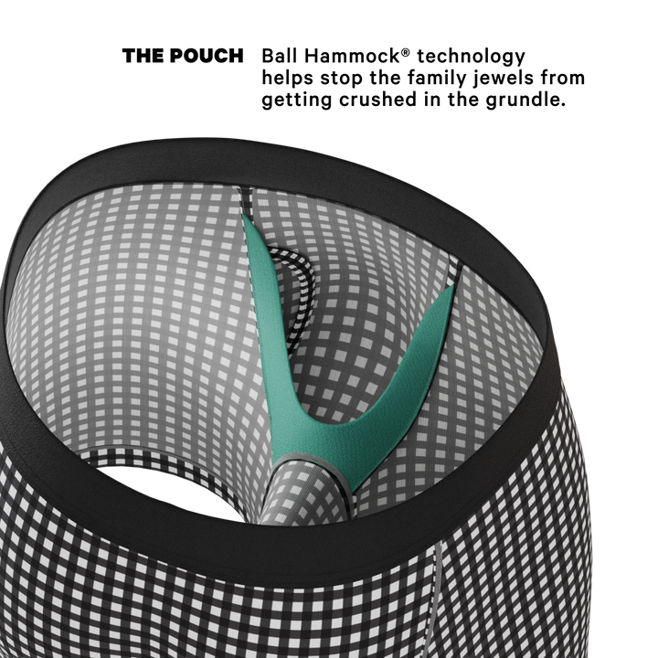 The Blackberry Bramble | Window Pane Ball Hammock® Pouch Underwear With Fly