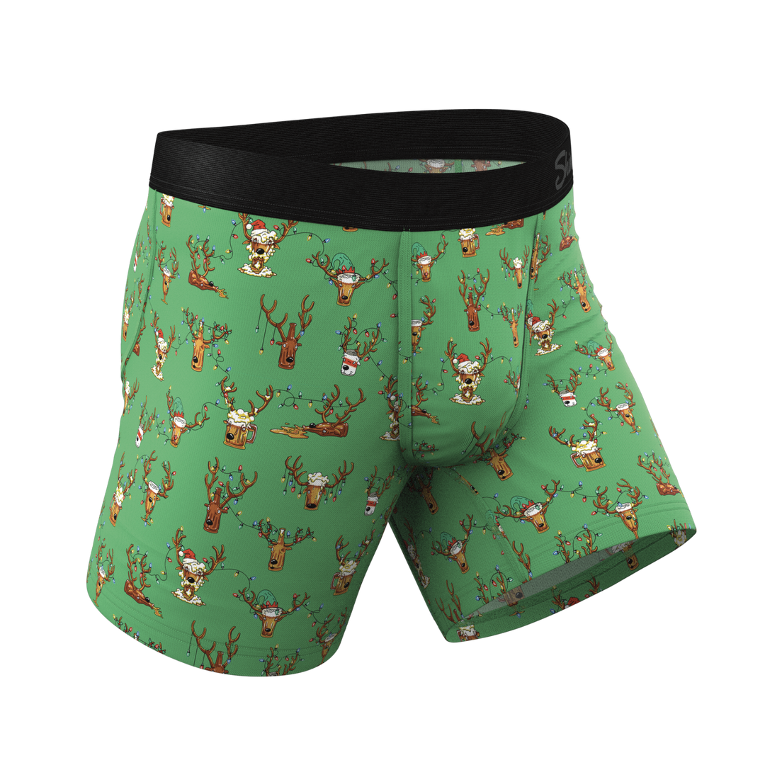 The Blitzened | Reindeer Beer Ball Hammock® Pouch Underwear