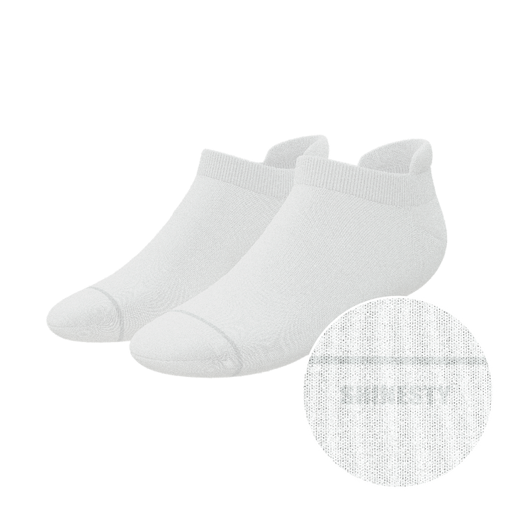 The Blizzard | Plain White Heel Hammock™ Ankle Socks