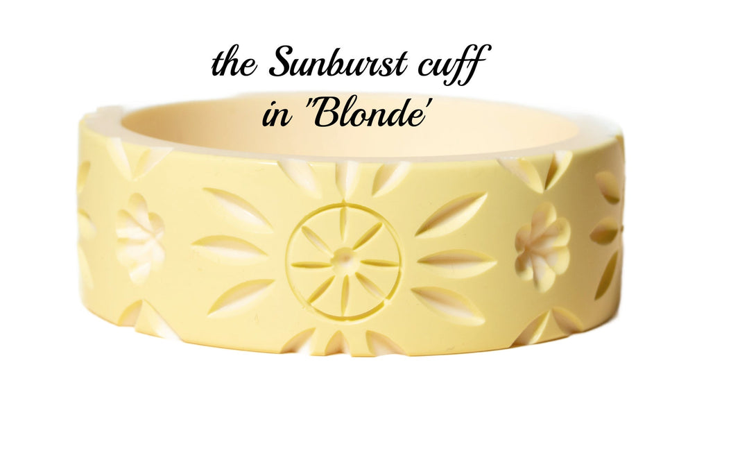 the Palm Springs Bangle Collection - the Sunburst Cuff
