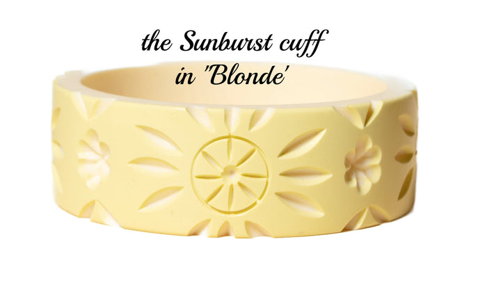 the Palm Springs Bangle Collection - the Sunburst Cuff
