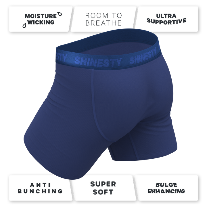 The Bloom Moon | Tonal Navy Ball Hammock® Pouch Underwear