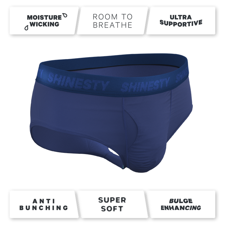 The Bloom Moon | Tonal Navy Ball Hammock® Pouch Underwear Briefs