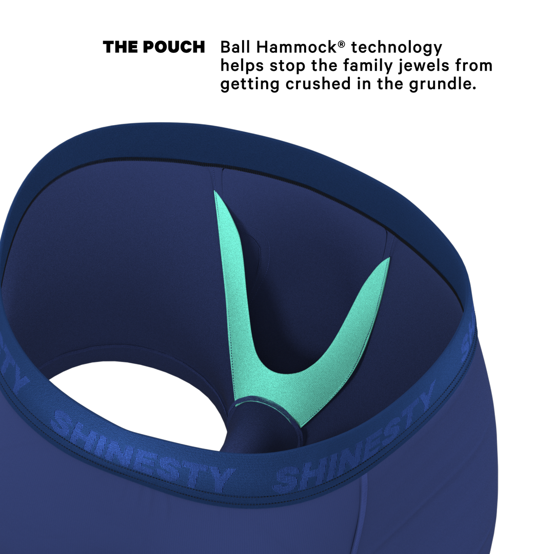 The Bloom Moon | Tonal Navy Ball Hammock® Pouch Trunks Underwear