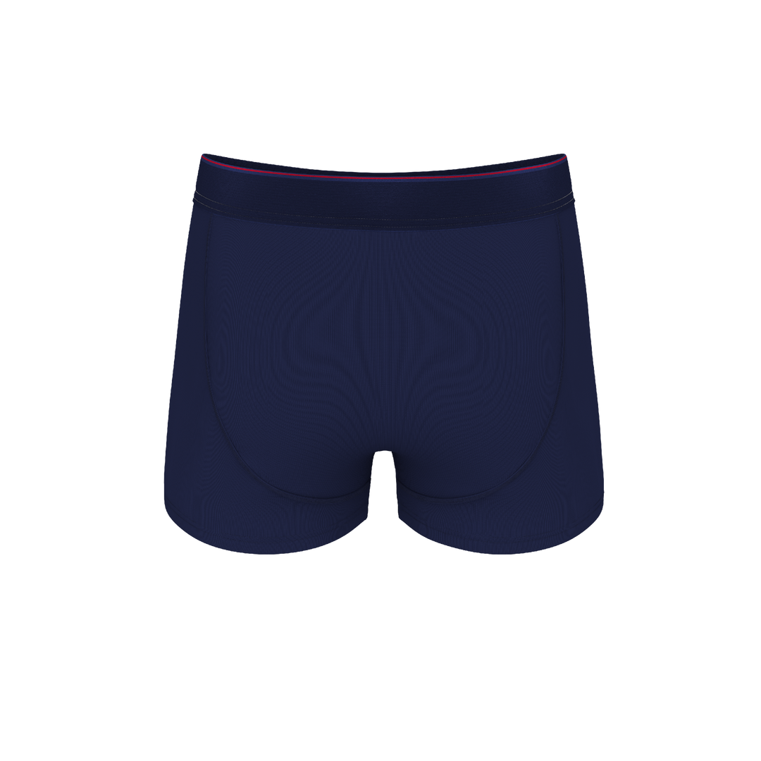 The Blueberry Pie | Red Tip Navy Ball Hammock® Pouch Trunks Underwear