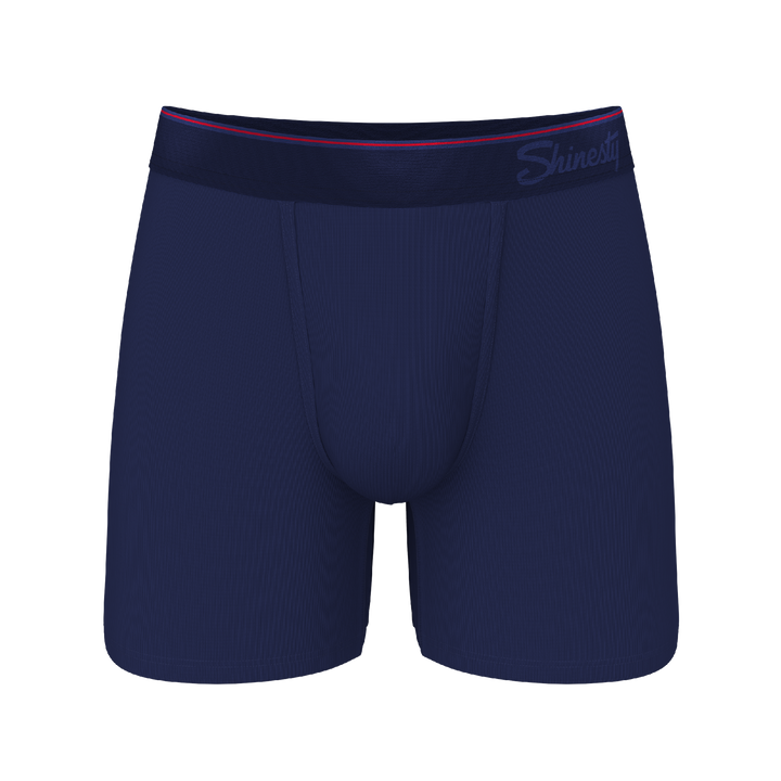 The Blueberry Pie | Red Tip Navy Ball Hammock® Pouch Underwear