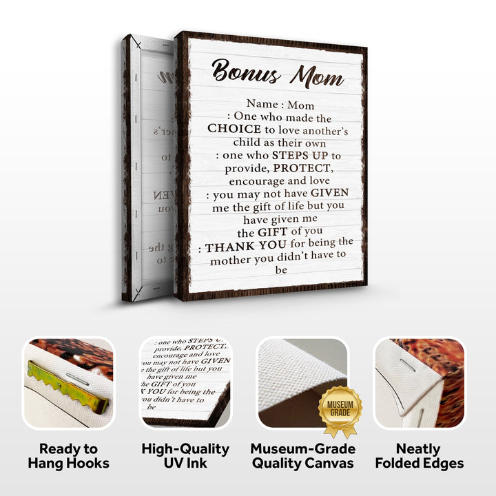 Bonus Mom Customized Sign II