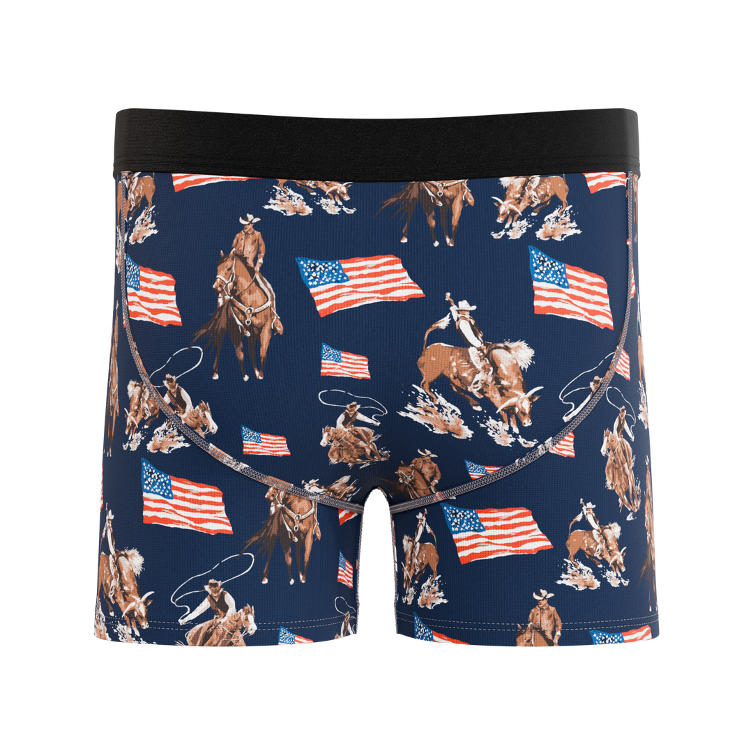 The Bootstraps & Chaps | Americana Cowboy Boy's Boxer Briefs