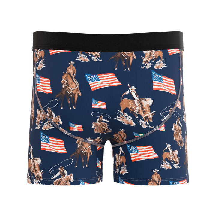 The Bootstraps & Chaps | Americana Cowboy Boy's Boxer Briefs