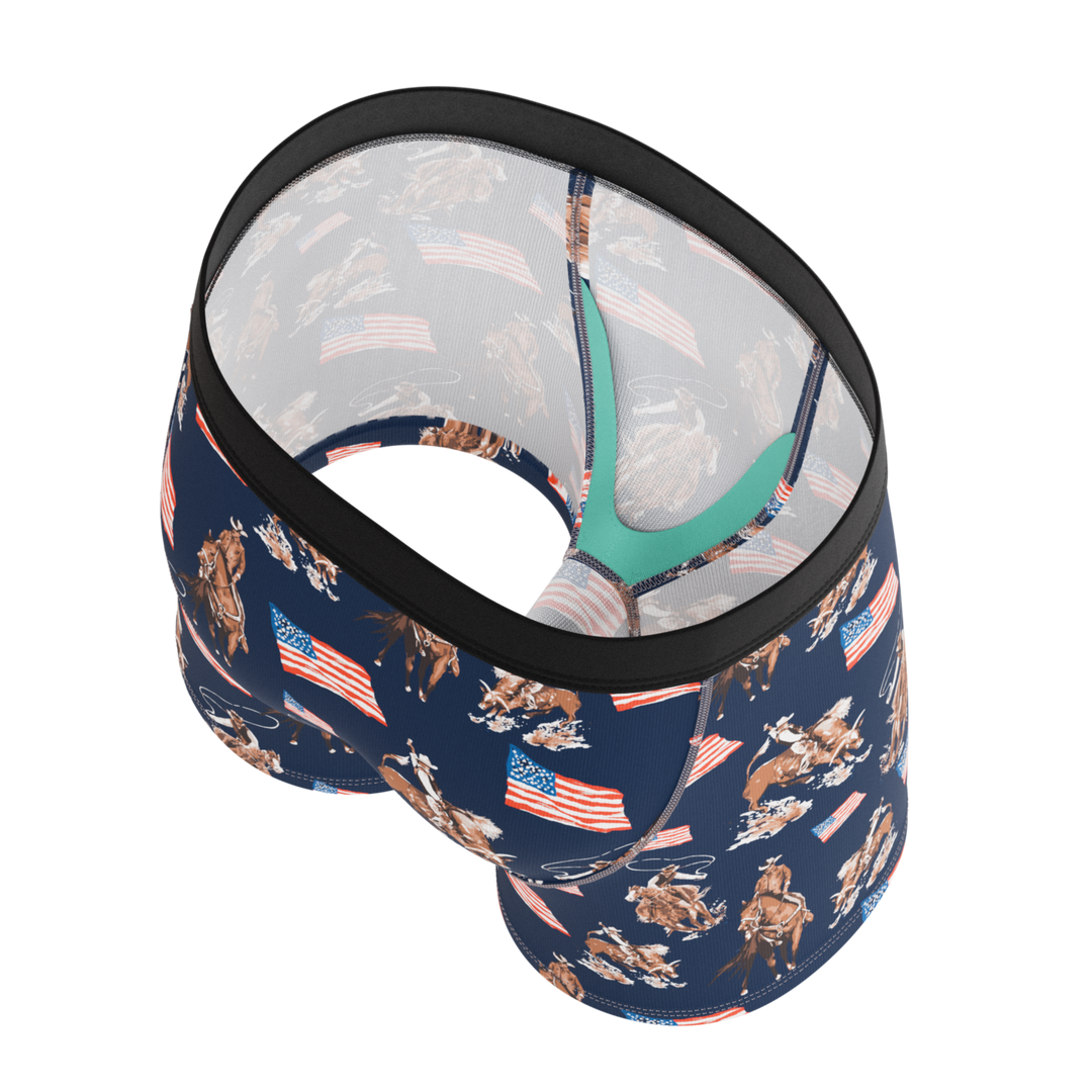 The Bootstraps & Chaps | Americana Cowboy Boy's Boxer Briefs