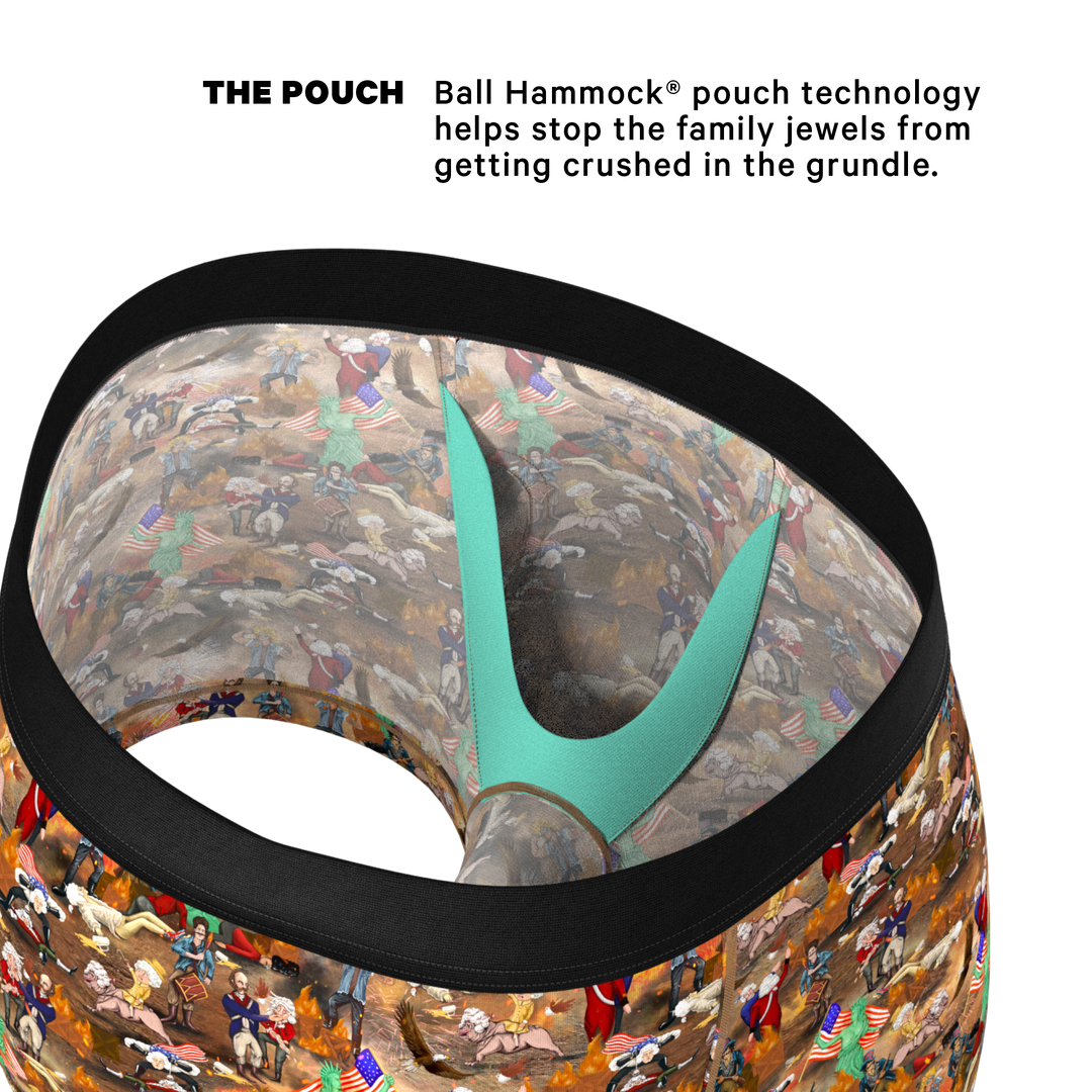 The Boston Tea Bag Party | Patriotic Ball Hammock® Pouch Trunk Underwear