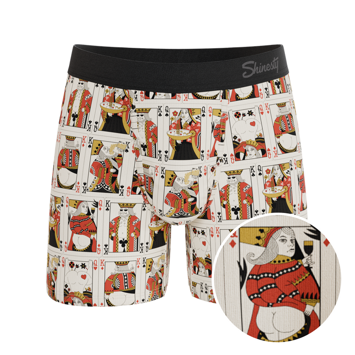 The Bottomless Blackjack | Vintage Playing Cards Ball Hammock® Pouch Underwear