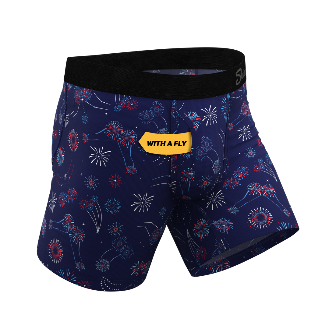 The Pyrotecnips | Naughty Fireworks Ball Hammock® Pouch Underwear With Fly