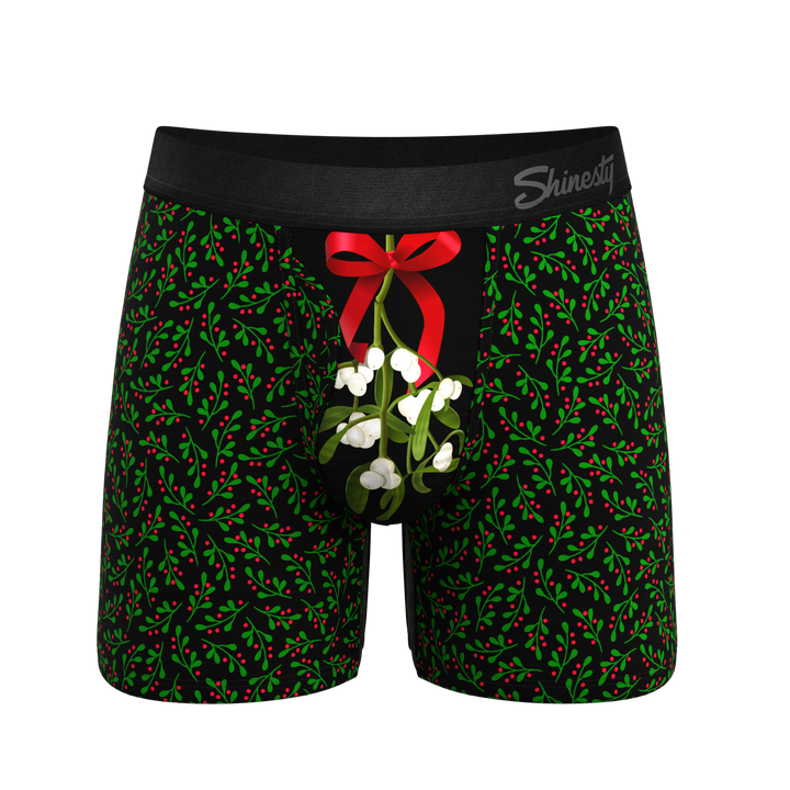 The Kiss Me There | Mistletoe Ball Hammock® Pouch Underwear With Fly