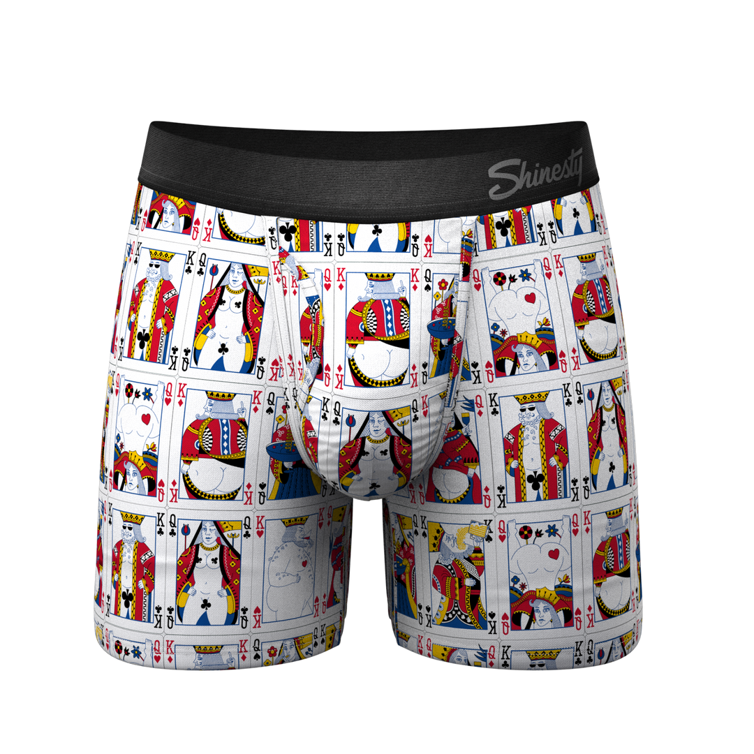 The Strip Poker | Playing Cards Ball Hammock® Pouch Underwear With Fly