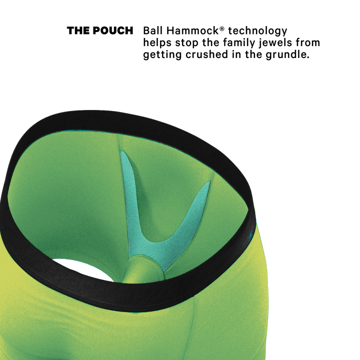 The Supernova | Bright Green Ball Hammock® Pouch Underwear