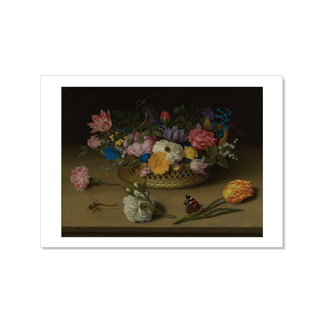 Bosschaert the Elder - Flower Still Life - Postcard