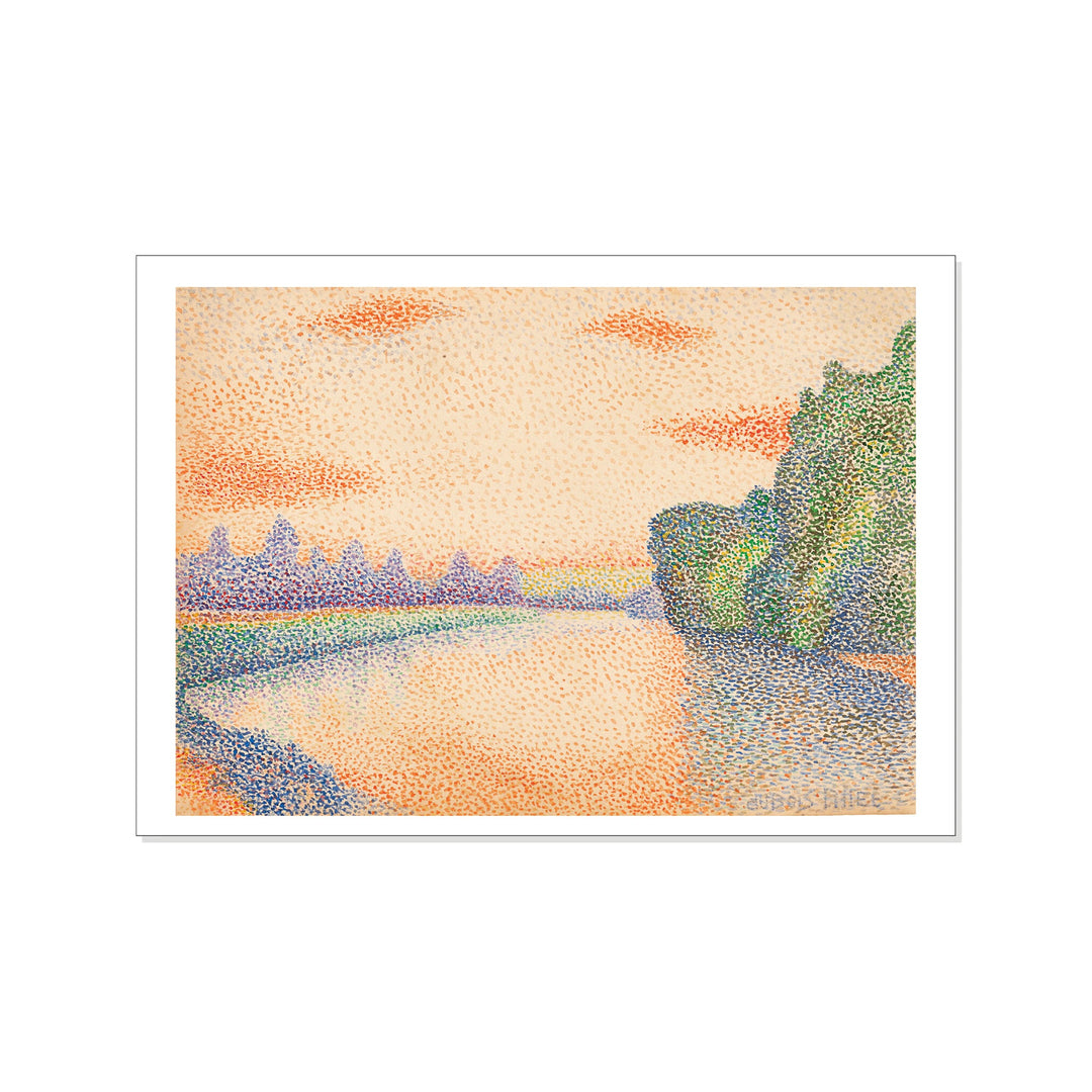 Dubois-Pillet - The Banks of the Marne at Dawn - Postcard