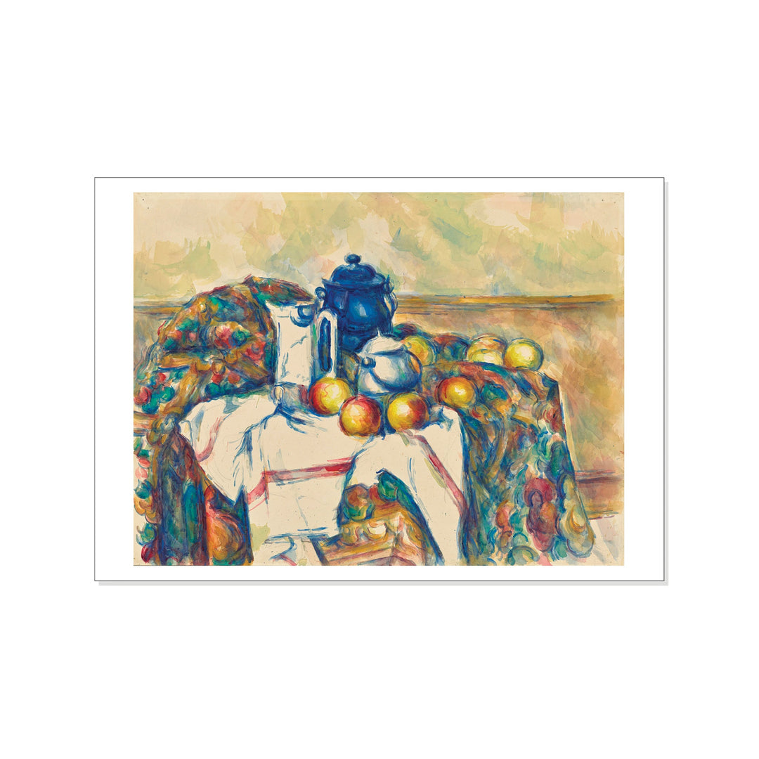 Cézanne - Still Life with Blue Pot - Postcard