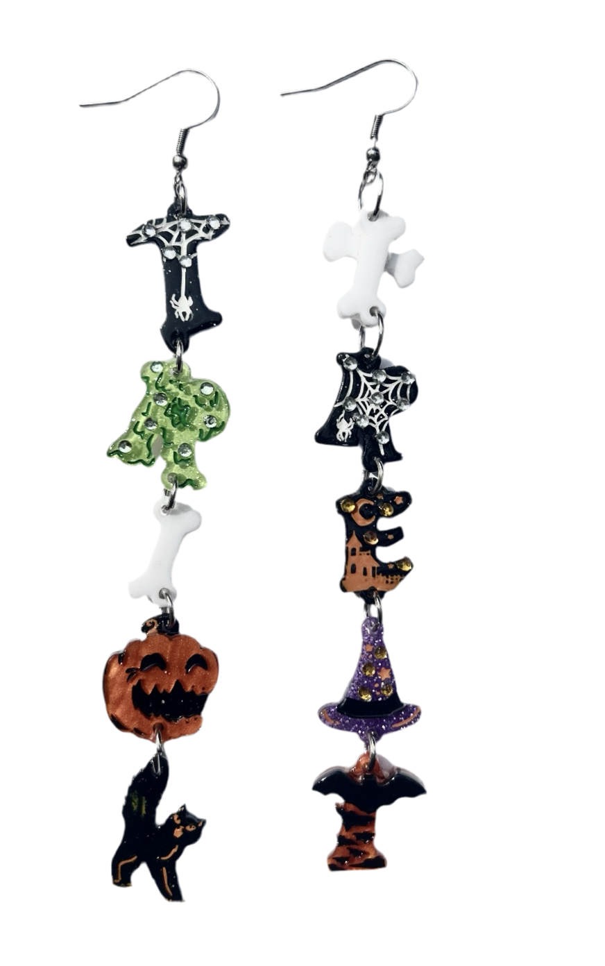 Trick or Treat Earrings by Lipstick & Chrome