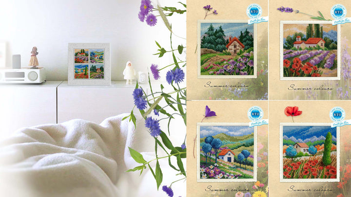 Summer colours C360 Counted Cross Stitch Kit