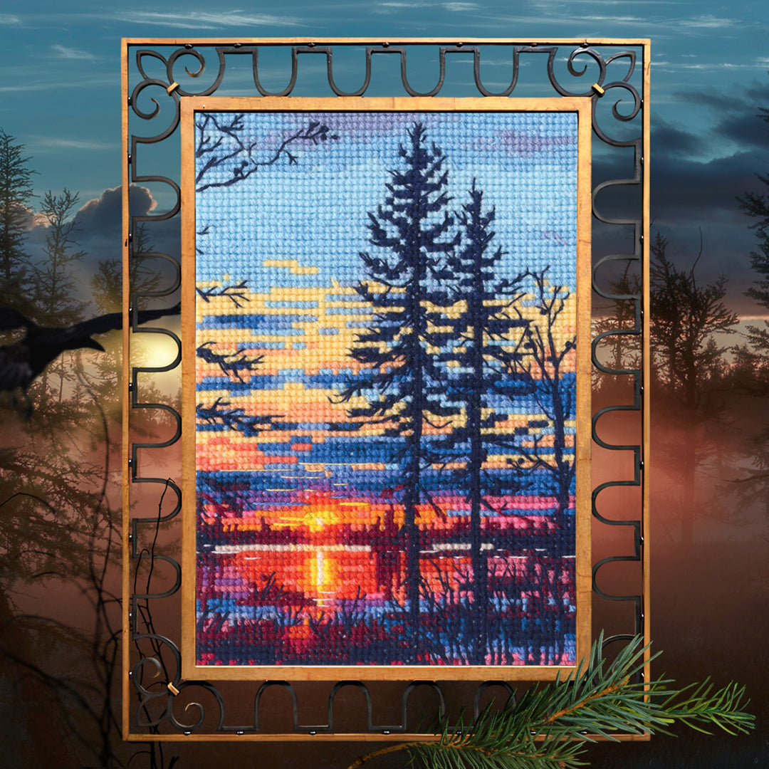 When the sun goes down C420 Counted Cross Stitch Kit