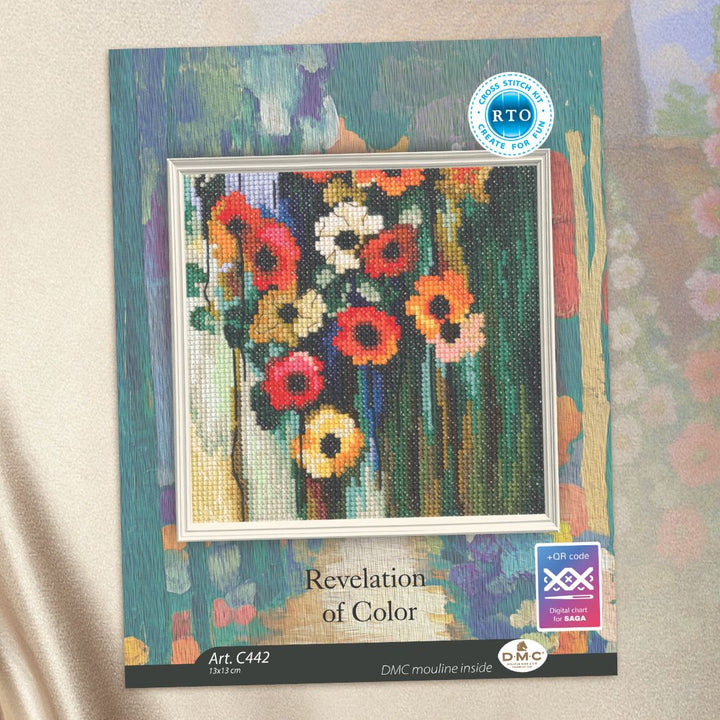 Revelation of Color Counted Cross Stitch Kit by RTO C442