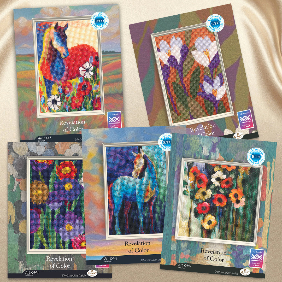 Revelation of Color Counted Cross Stitch Kit by RTO C442