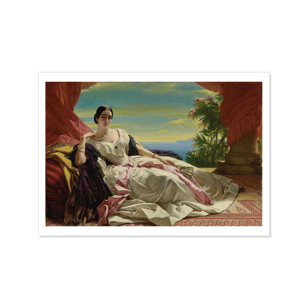 Winterhalter - Portrait of Leonilla - Postcard