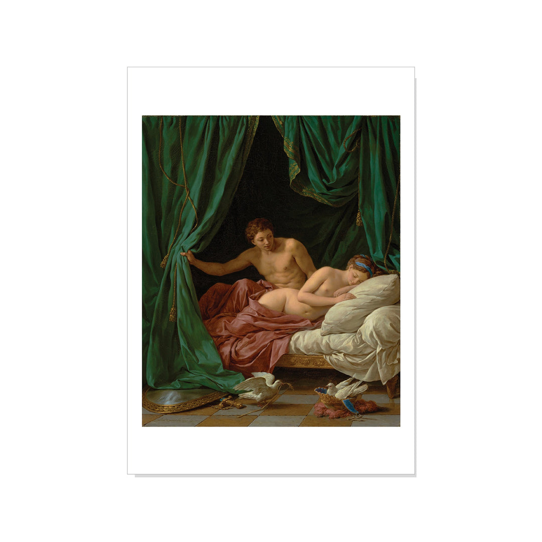 Lagrenée - Mars and Venus, Allegory of Peace - Postcard