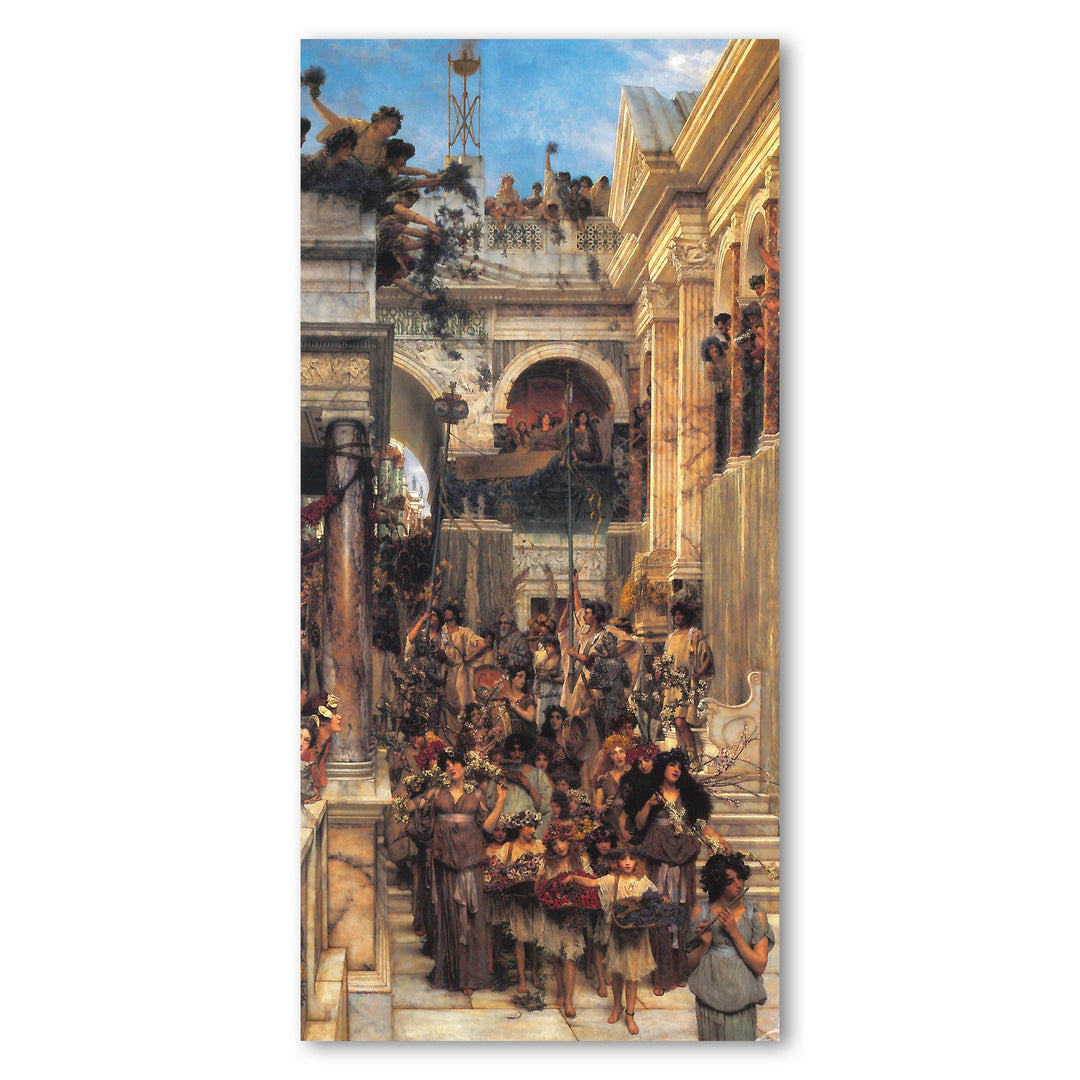 Alma-Tadema - Spring - Panoramic Postcard