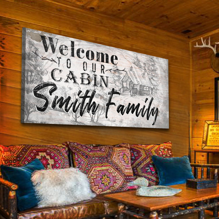 Our Cabin Sign